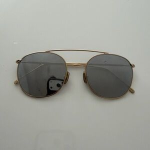 Illesteva mirror aviator sunglasses - gold frame